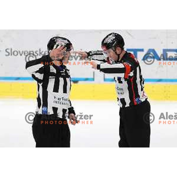 of SZ Olimpija in action during sixt game of quarter-final of IceHL between SZ Olimpija and VSV in Ljubljana, Slovenia on March 20, 2022