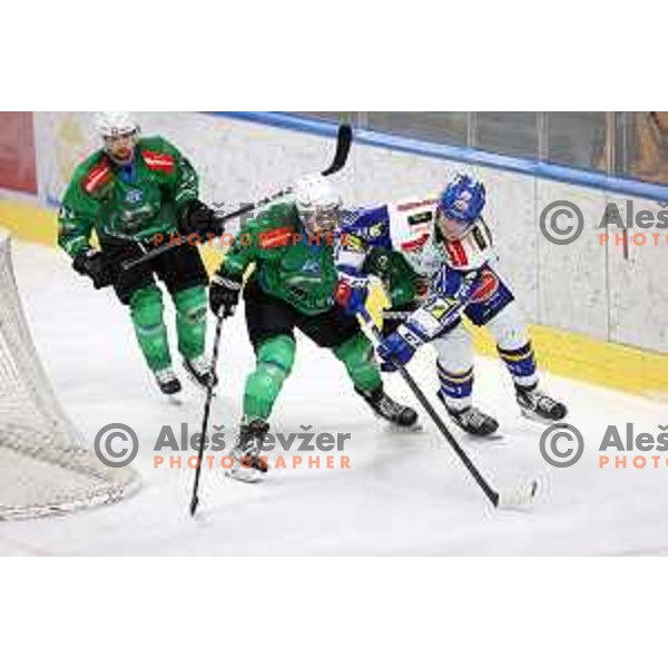 of SZ Olimpija in action during sixt game of quarter-final of IceHL between SZ Olimpija and VSV in Ljubljana, Slovenia on March 20, 2022