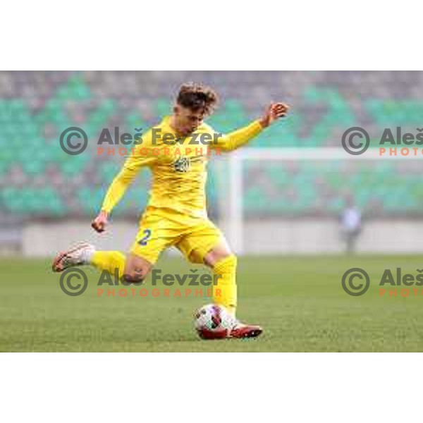 In action during Prva Liga Telemach football match between Olimpija and Domzale in SRC Stozice, Ljubljana, Slovenia on March 20, 2022