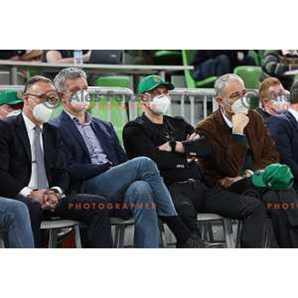 Emil Tedeschi, president of Cedevita Olimpija in action during 7days EuroCup regular season basketball match between Cedevita Olimpija and Reyer Venezia in Stozice, Arena, Ljubljana, Slovenia on March 23, 2022