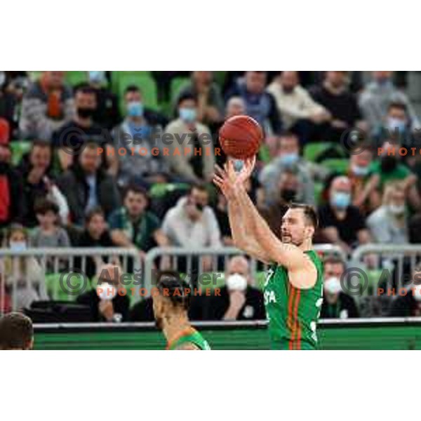 Zoran Dragic of Cedevita Olimpija in action during 7days EuroCup regular season basketball match between Cedevita Olimpija and Reyer Venezia in Stozice, Arena, Ljubljana, Slovenia on March 23, 2022