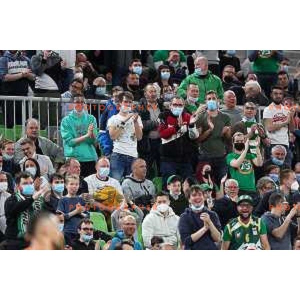 Of Cedevita Olimpija in action during 7days EuroCup regular season basketball match between Cedevita Olimpija and Reyer Venezia in Stozice, Arena, Ljubljana, Slovenia on March 23, 2022