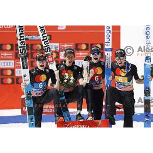 FIS Ski-jumping World Cup Final team event in Planica, Slovenia on March 26, 2022