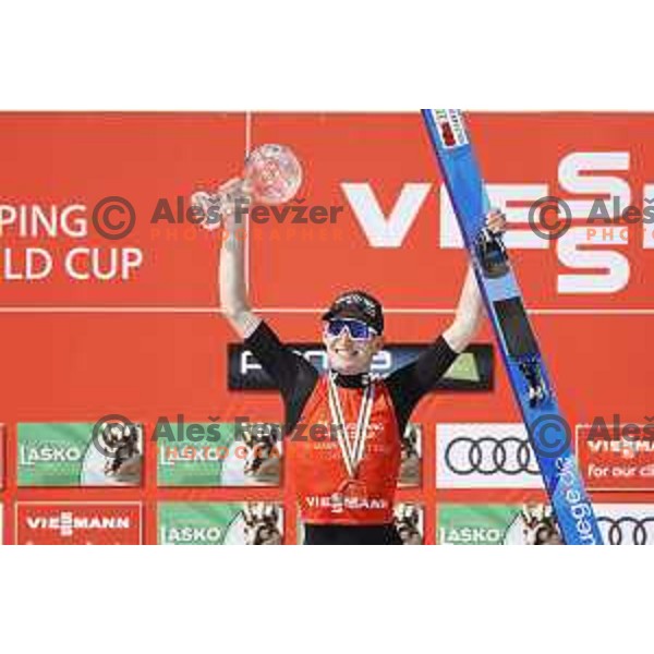 Ziga Jelar at FIS Ski-jumping World Cup Final in Planica, Slovenia on March 27, 2022