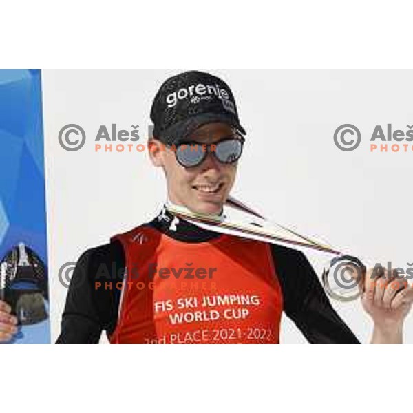 Timi Zajc at FIS Ski-jumping World Cup Final in Planica, Slovenia on March 27, 2022