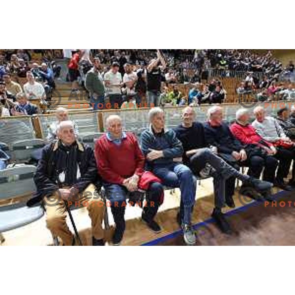 in action during ABA league regular season basketball match between Cedevita Olimpija and Partizan NIS in Tivoli Hall, Ljubljana, Slovenia on March 27, 2022