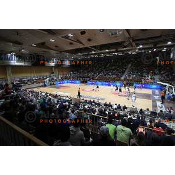 in action during ABA league regular season basketball match between Cedevita Olimpija and Partizan NIS in Tivoli Hall, Ljubljana, Slovenia on March 27, 2022