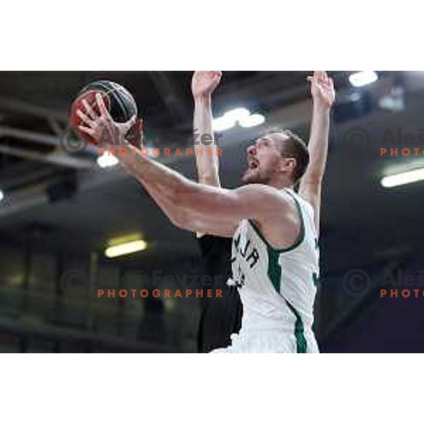 Zoran Dragic in action during ABA league regular season basketball match between Cedevita Olimpija and Partizan NIS in Tivoli Hall, Ljubljana, Slovenia on March 27, 2022