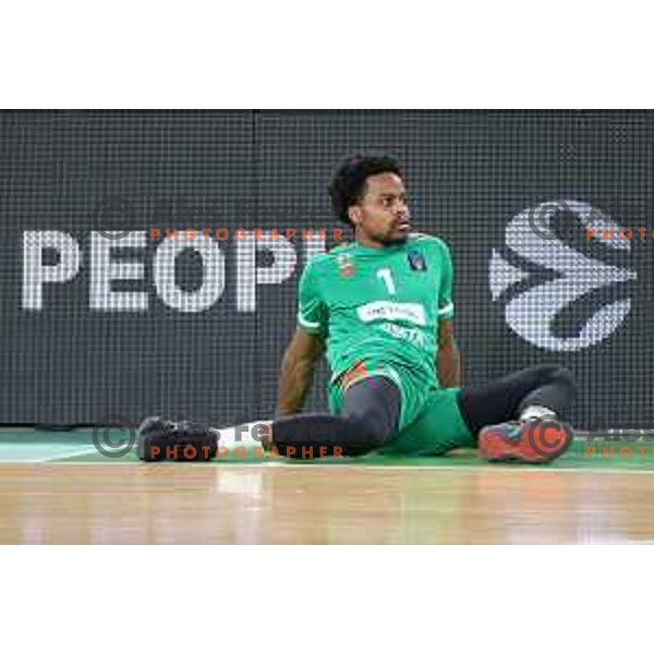 Yogi Ferrell of Cedevita Olimpija in action during 7days EuroCup regular season basketball match between Cedevita Olimpija and Valencia basket in Stozice, Arena, Ljubljana, Slovenia on March 30, 2022