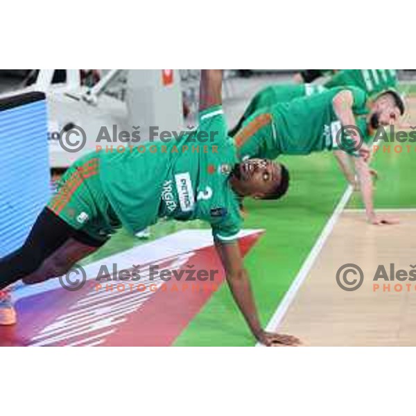 Melvin Ejim of Cedevita Olimpija in action during 7days EuroCup regular season basketball match between Cedevita Olimpija and Valencia basket in Stozice, Arena, Ljubljana, Slovenia on March 30, 2022