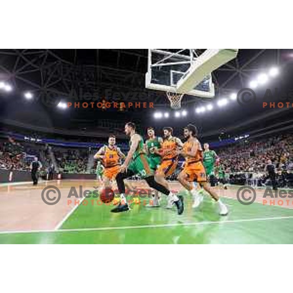 Zoran Dragic of Cedevita Olimpija in action during 7days EuroCup regular season basketball match between Cedevita Olimpija and Valencia basket in Stozice, Arena, Ljubljana, Slovenia on March 30, 2022