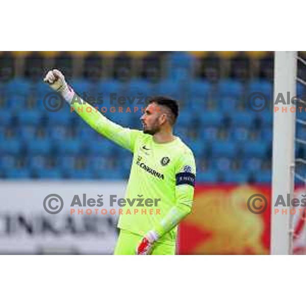 in action during Prva Liga Telemach 2021-2022 football match between Celje and Tabor CB 24 Sezana in Celje, Slovenia on April 2, 2022