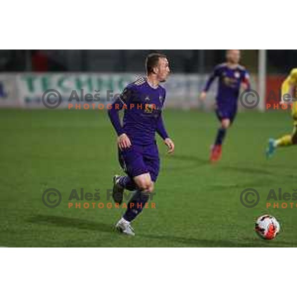 Djordje Ivanovic in action during Prva Liga Telemach 2021-2022 football match between Domzale and Maribor in Domzale Sports Park, Slovenia on April 2, 2022