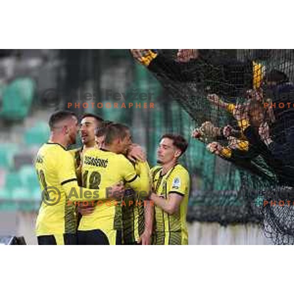 in action during Prva Liga Telemach football match between Olimpija and Kalcer Radomlje in SRC Stozice, Ljubljana, Slovenia on April 3, 2022 