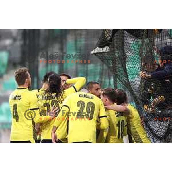 in action during Prva Liga Telemach football match between Olimpija and Kalcer Radomlje in SRC Stozice, Ljubljana, Slovenia on April 3, 2022 