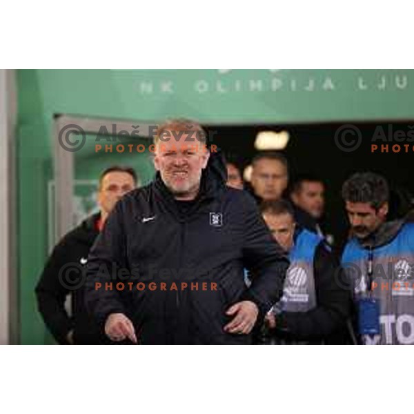 Head coach Robert Prosinceki during Prva Liga Telemach football match between Olimpija and Kalcer Radomlje in SRC Stozice, Ljubljana, Slovenia on April 3, 2022 