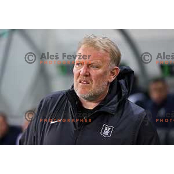 Head coach Robert Prosinceki during Prva Liga Telemach football match between Olimpija and Kalcer Radomlje in SRC Stozice, Ljubljana, Slovenia on April 3, 2022 