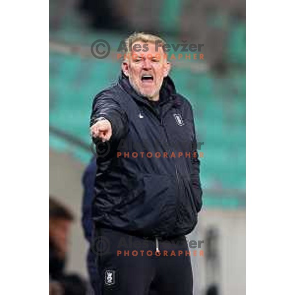 Head coach Robert Prosinceki during Prva Liga Telemach football match between Olimpija and Kalcer Radomlje in SRC Stozice, Ljubljana, Slovenia on April 3, 2022 