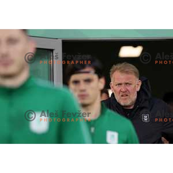 Head coach Robert Prosinceki during Prva Liga Telemach football match between Olimpija and Kalcer Radomlje in SRC Stozice, Ljubljana, Slovenia on April 3, 2022 