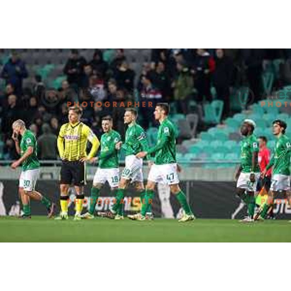 in action during Prva Liga Telemach football match between Olimpija and Kalcer Radomlje in SRC Stozice, Ljubljana, Slovenia on April 3, 2022 