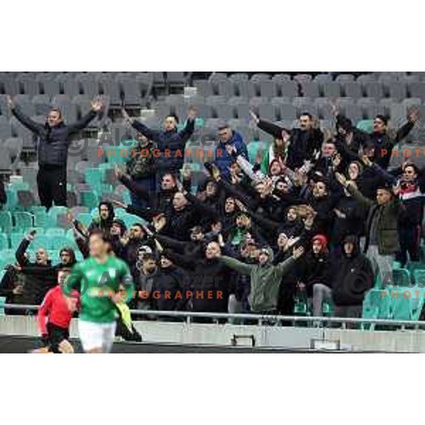 in action during Prva Liga Telemach football match between Olimpija and Kalcer Radomlje in SRC Stozice, Ljubljana, Slovenia on April 3, 2022 