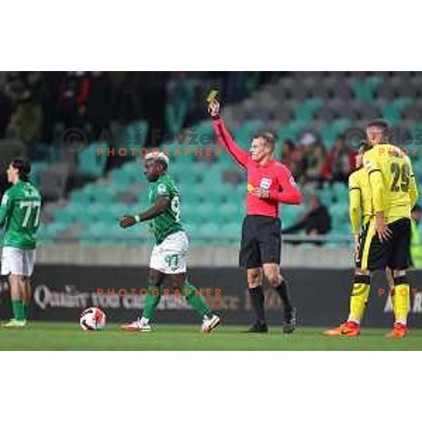 in action during Prva Liga Telemach football match between Olimpija and Kalcer Radomlje in SRC Stozice, Ljubljana, Slovenia on April 3, 2022 