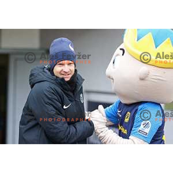 Simon Rozman during Prva Liga Telemach 2021-2022 football match between Celje and Tabor CB 24 Sezana in Celje, Slovenia on April 2, 2022