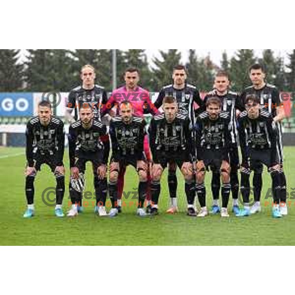 in action during Prva Liga Telemach football match between Bravo and Mura in Ljubljana, Slovenia on April 9, 2022