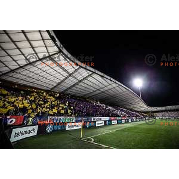 Fans of Maribor during Prva liga Telemach football match between Maribor and Olimpija in Ljudski vrt, Maribor, Slovenia on April 9, 2022. Photo: Jure Banfi/www.alesfevzer.com