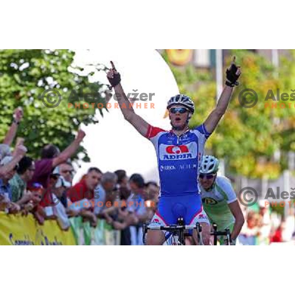 Gregor Bole (Adria Mobil) winning 41st Grand prix of Kranj 31.5.2008 