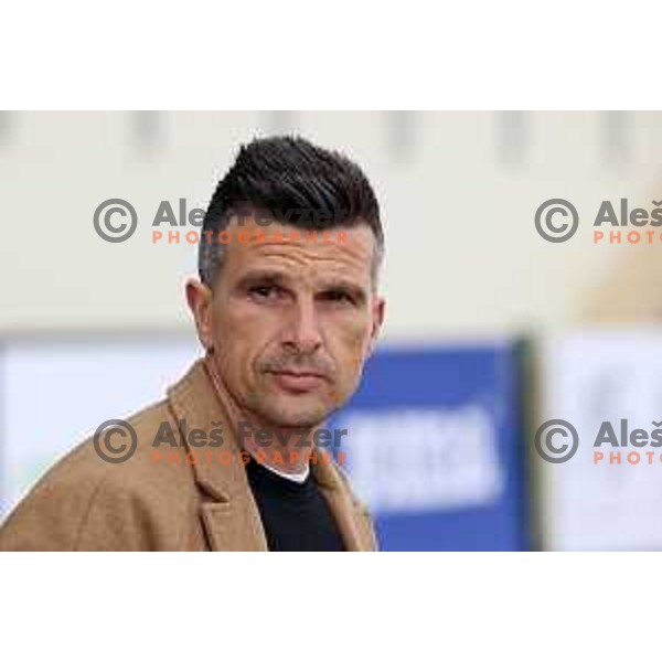 Head coach Zoran Zeljkovic during Prva Liga Telemach 2021-2022 football match between Domzale and Koper in Domzale, Slovenia on April 16, 2022