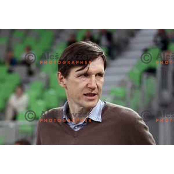Gregor Fucka during ABA league regular season basketball match between Cedevita Olimpija and Borac in Stozice, Arena, Ljubljana, Slovenia on April 16, 2022