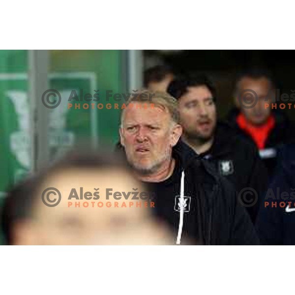 Head coach Robert Prosinecki during Prva Liga Telemach football match between Olimpija and Tabor CB 24 Sezana in SRC Stozice, Ljubljana, Slovenia on April 16, 2022 