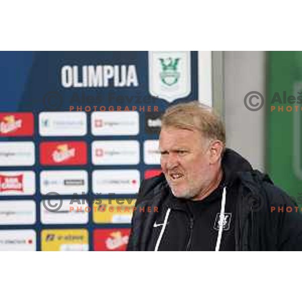 Head coach Robert Prosinecki during Prva Liga Telemach football match between Olimpija and Tabor CB 24 Sezana in SRC Stozice, Ljubljana, Slovenia on April 16, 2022 