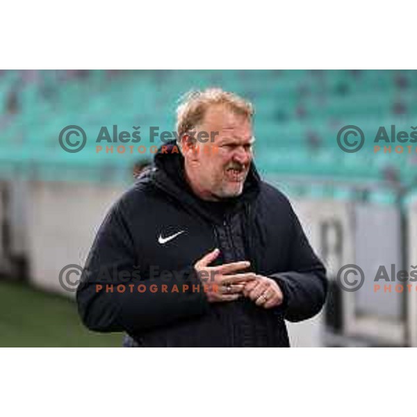 Head coach Robert Prosinecki during Prva Liga Telemach football match between Olimpija and Tabor CB 24 Sezana in SRC Stozice, Ljubljana, Slovenia on April 16, 2022 