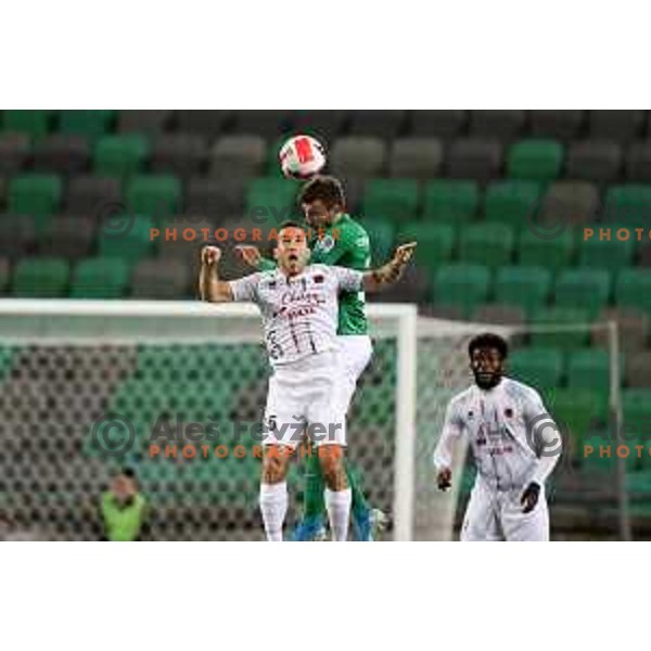 Dino Stancic in action during Prva Liga Telemach football match between Olimpija and Tabor CB 24 Sezana in SRC Stozice, Ljubljana, Slovenia on April 16, 2022 