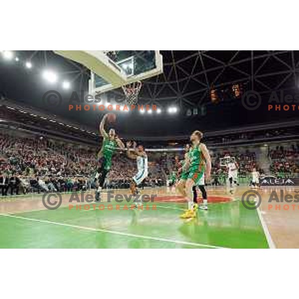 Zoran Dragic of Cedevita Olimpija in action during eight-final of 7days EuroCup basketball match between Cedevita Olimpija and Turk Telekom in Stozice, Arena, Ljubljana, Slovenia on April 19, 2022