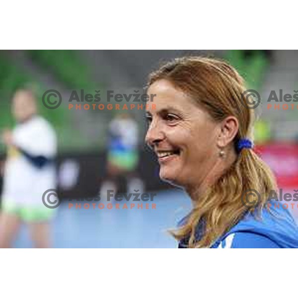 Branka Mijatovic during Euro Cup Women 2022 Group phase match between Slovenia and Montenegro Stozice Hall, Ljubljana, Slovenia on April 21, 2022 