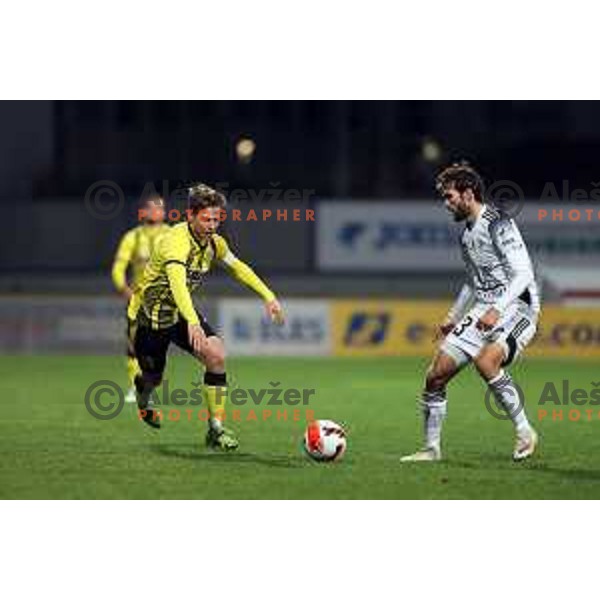 Of Kalcer Radomlje in action during Prva Liga Telemach 2021-2022 football match between Kalcer Radomlje and Mura in Domzale, Slovenia on April 23, 2022