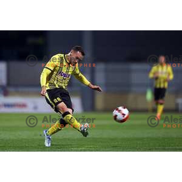 Of Kalcer Radomlje in action during Prva Liga Telemach 2021-2022 football match between Kalcer Radomlje and Mura in Domzale, Slovenia on April 23, 2022