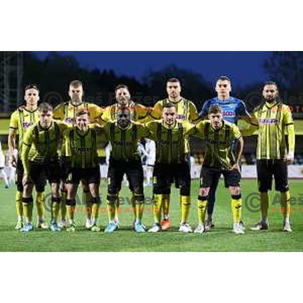 Of Kalcer Radomlje in action during Prva Liga Telemach 2021-2022 football match between Kalcer Radomlje and Mura in Domzale, Slovenia on April 23, 2022