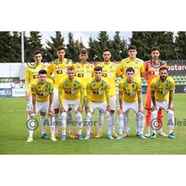 action during Prva Liga Telemach football match between Bravo and Domzale in Ljubljana, Slovenia on April 24, 2022 