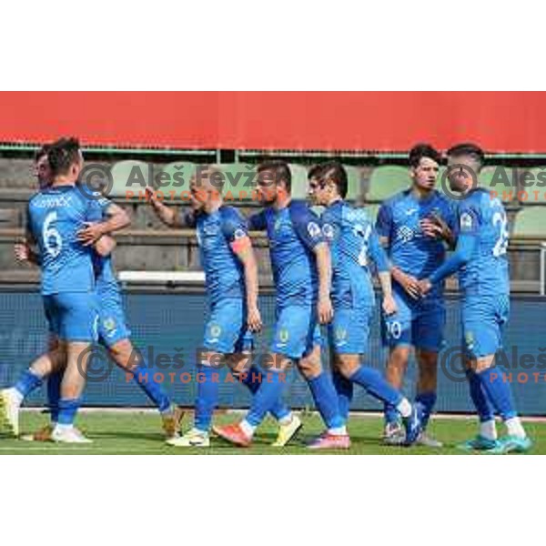 during Prva Liga Telemach football match between Bravo and Domzale in Ljubljana, Slovenia on April 24, 2022