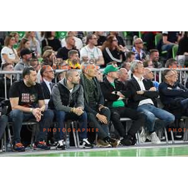 Emil Tedeschi during quarter-final of 7days EuroCup basketball match between Cedevita Olimpija and Frutti Extra Bursaspor in Stozice, Arena, Ljubljana, Slovenia on April 27, 2022