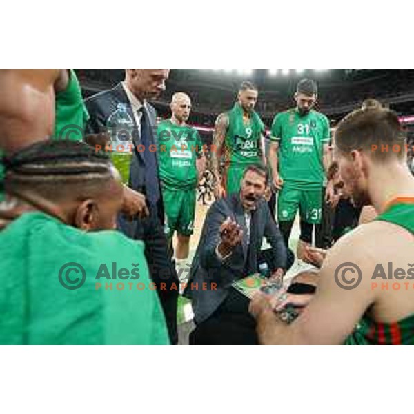 Jurica Golemac in action during quarter-final of 7days EuroCup basketball match between Cedevita Olimpija and Frutti Extra Bursaspor in Stozice, Arena, Ljubljana, Slovenia on April 27, 2022