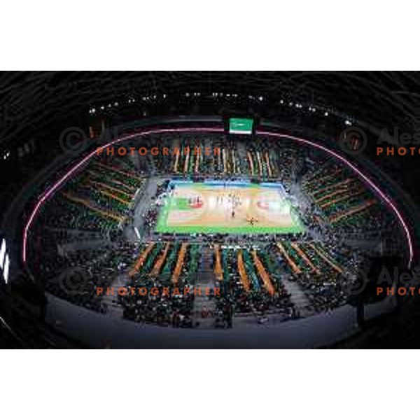 quarter-final of 7days EuroCup basketball match between Cedevita Olimpija and Frutti Extra Bursaspor in Stozice Arena, Ljubljana, Slovenia on April 27, 2022