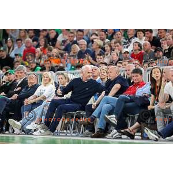 in action during quarter-final of 7days EuroCup basketball match between Cedevita Olimpija and Frutti Extra Bursaspor in Stozice Arena, Ljubljana, Slovenia on April 27, 2022