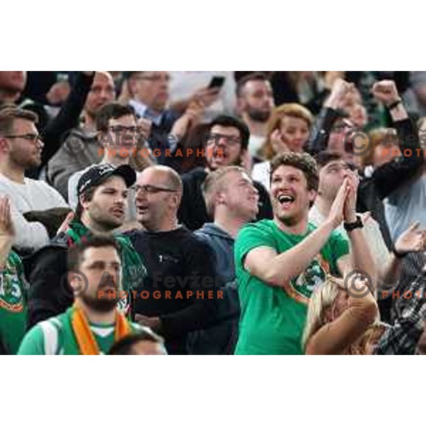 in action during quarter-final of 7days EuroCup basketball match between Cedevita Olimpija and Frutti Extra Bursaspor in Stozice Arena, Ljubljana, Slovenia on April 27, 2022