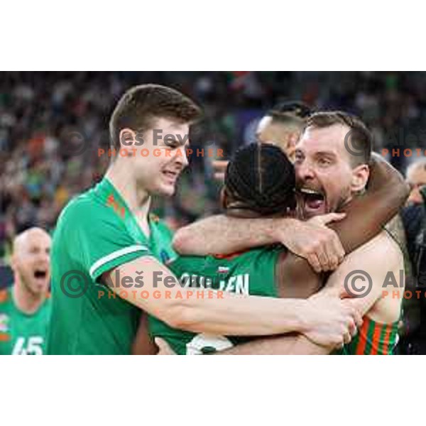 Zoran Dragic in action during quarter-final of 7days EuroCup basketball match between Cedevita Olimpija and Frutti Extra Bursaspor in Stozice, Arena, Ljubljana, Slovenia on April 27, 2022