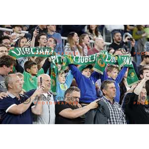 in action during quarter-final of 7days EuroCup basketball match between Cedevita Olimpija and Frutti Extra Bursaspor in Stozice Arena, Ljubljana, Slovenia on April 27, 2022